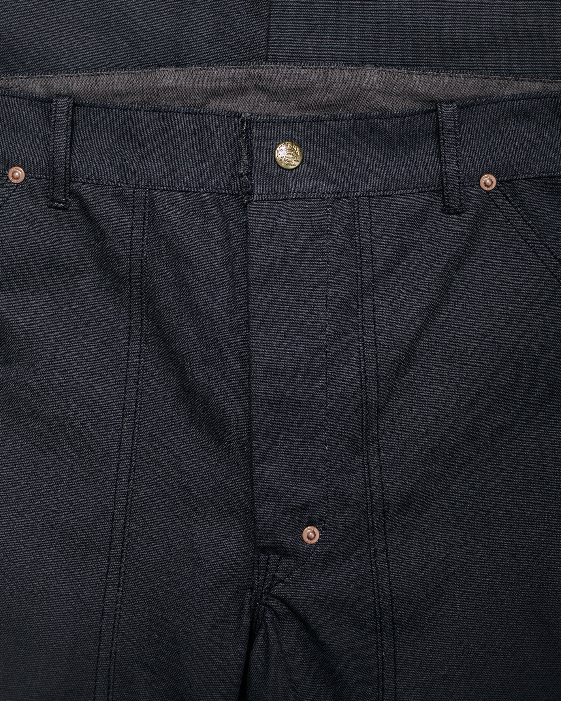 lost & found The Real McCoy's The Real McCoy's MP25102 Double-Knee Work Trousers Charcoal