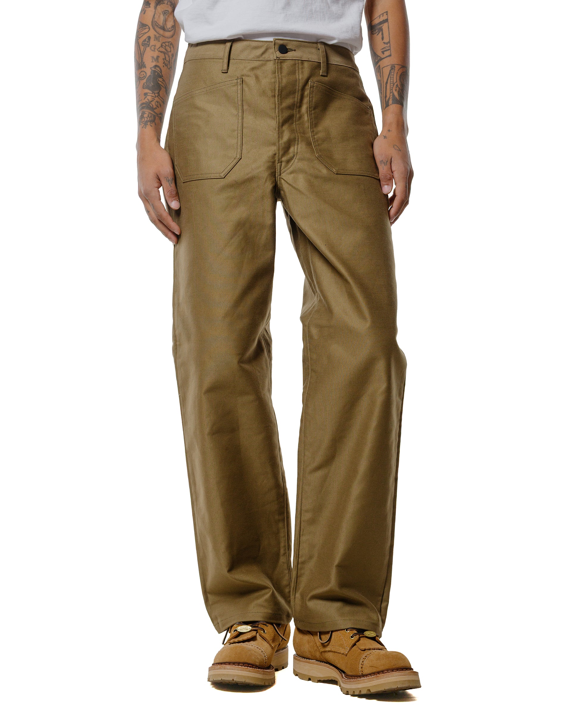 lost & found The Real McCoy's The Real McCoy's MP25103 U.S.N. N-1 Trousers Modify Khaki