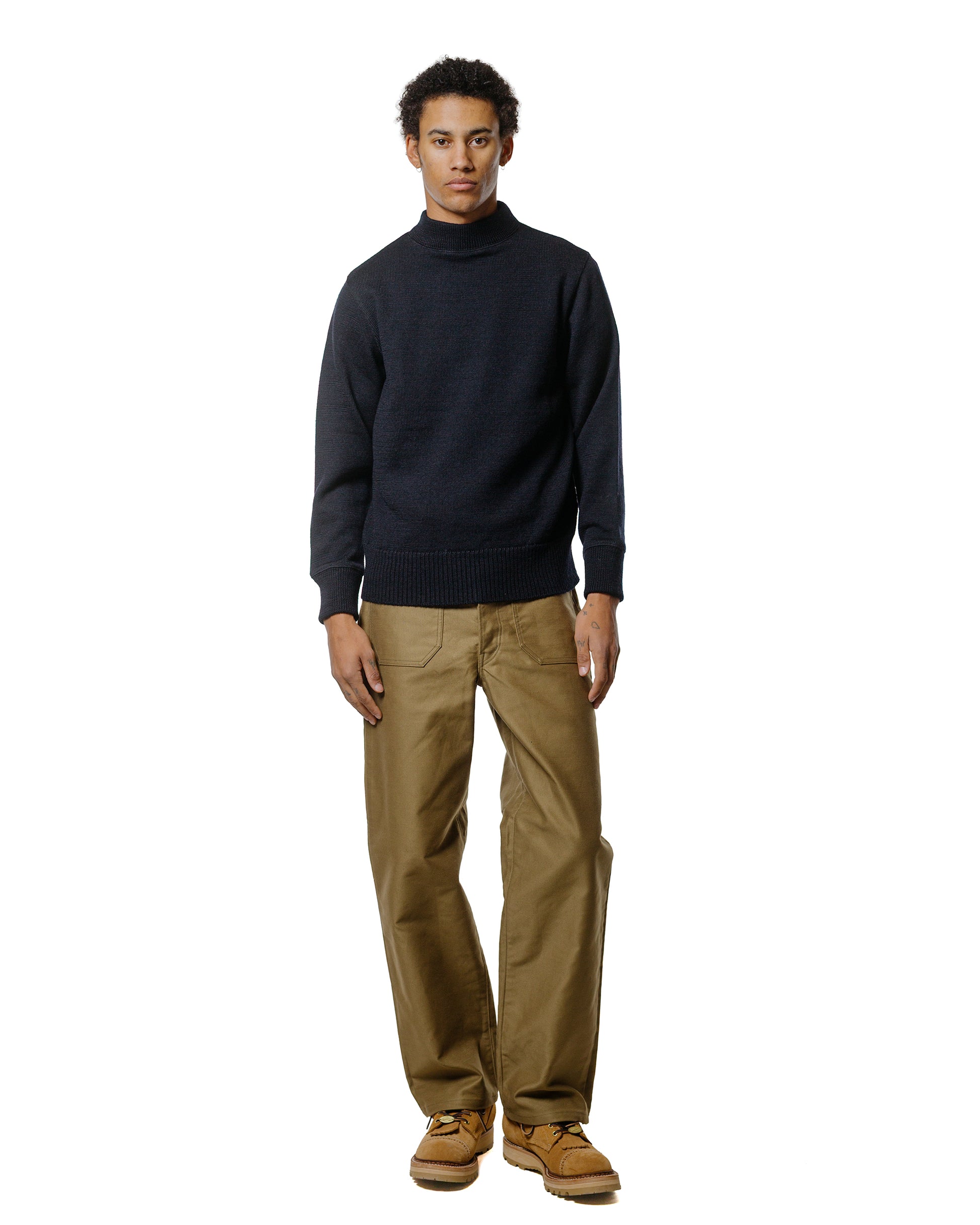 lost & found The Real McCoy's The Real McCoy's MP25103 U.S.N. N-1 Trousers Modify Khaki