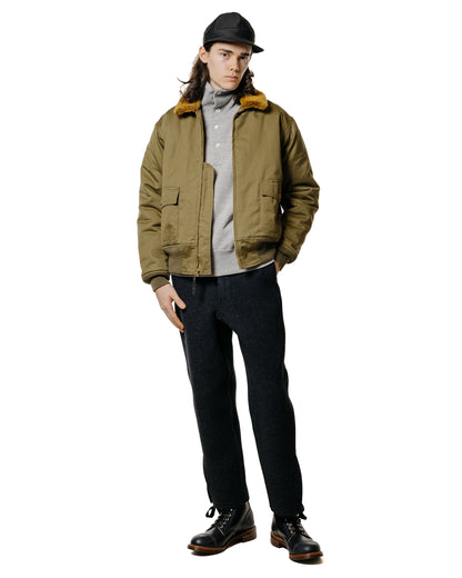 lost & found The Real McCoy's The Real McCoy's MP25104 U.S. Navy Submarine Trousers Charcoal