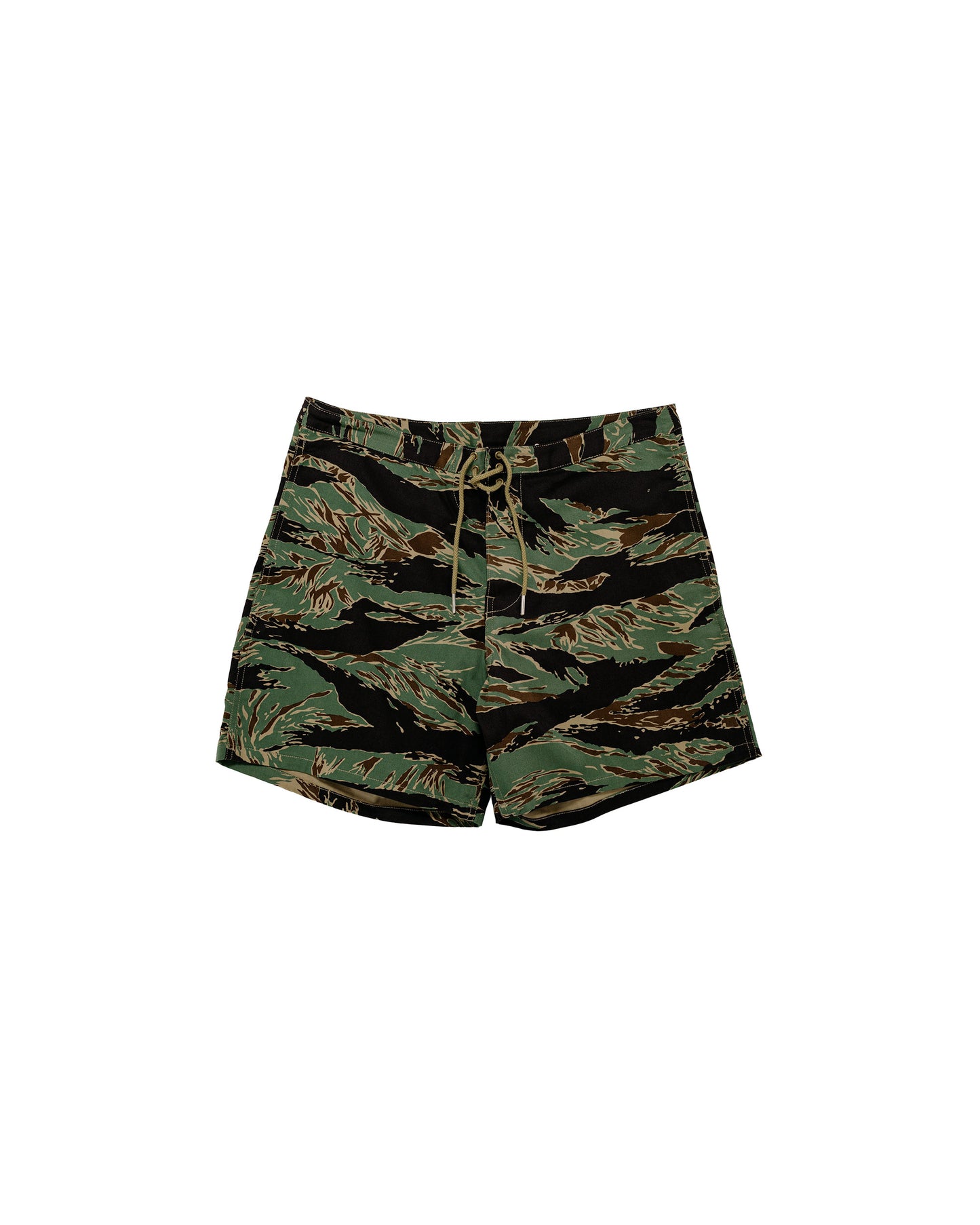 The Real McCoy's MP26004 Tiger Camouflage Swim Shorts / John Wayne Green