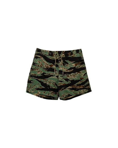 The Real McCoy's MP26004 Tiger Camouflage Swim Shorts / John Wayne Green