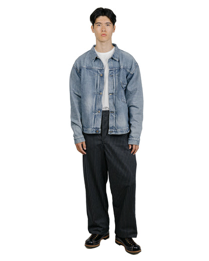 The Real McCoy's MP26011 Black Wabash Work Trousers Black