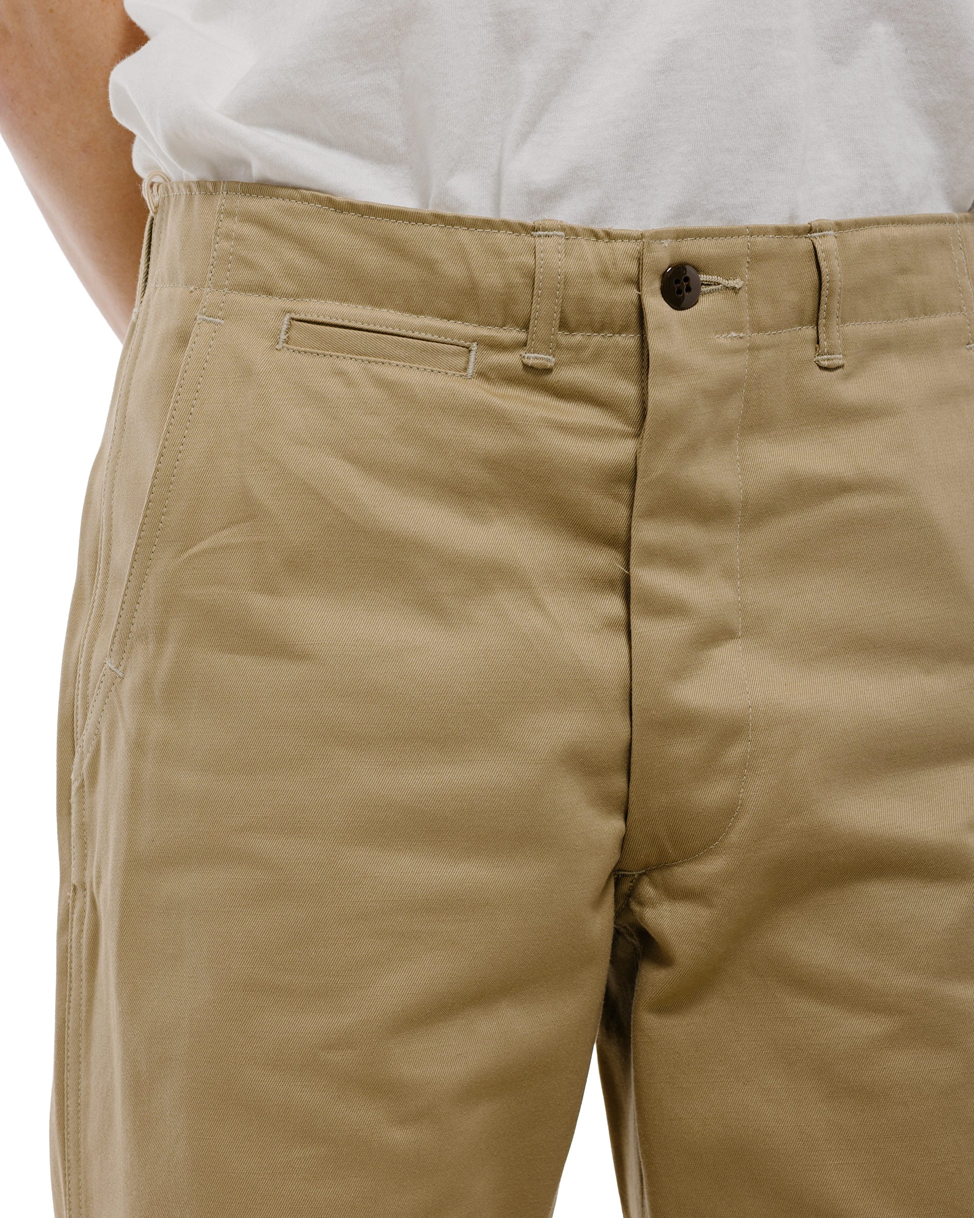 The Real McCoy's MP26018 Trousers, Cotton, Khaki, 1945 Khaki
