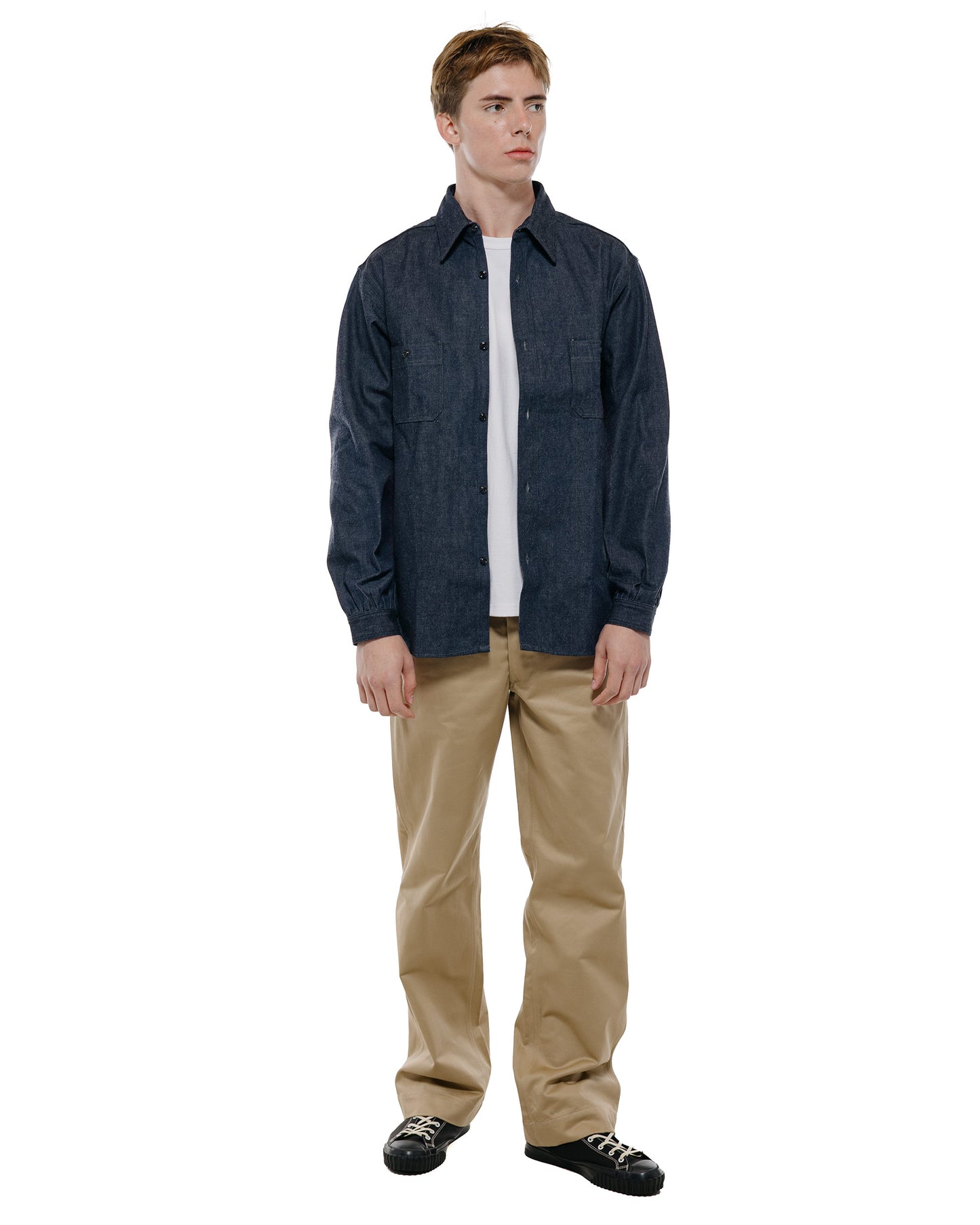 The Real McCoy's MP26018 Trousers, Cotton, Khaki, 1945 Khaki