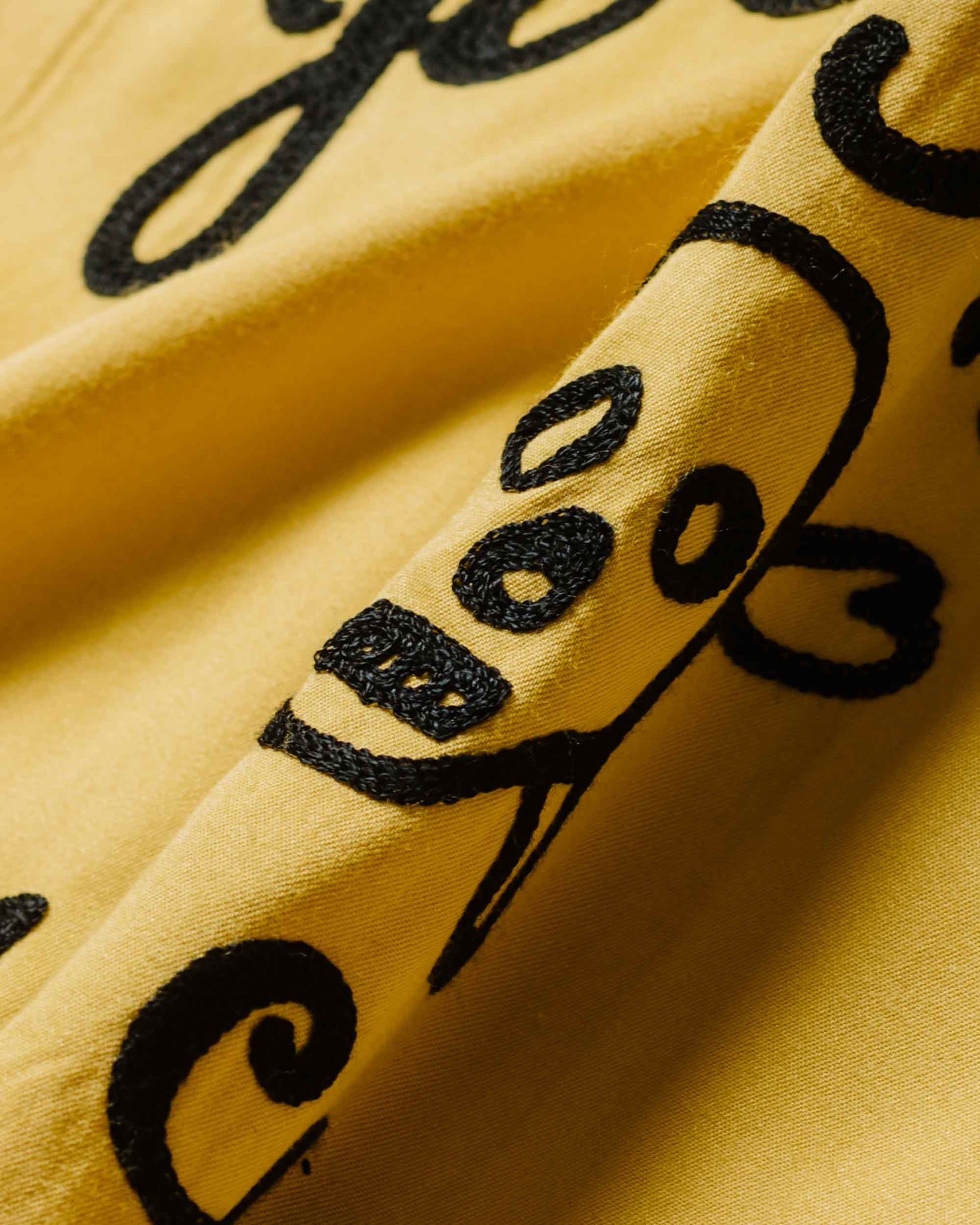 lost & found The Real McCoy's The Real McCoy's MS22002 Rayon Bowling Shirt / Jolly Roger Yellow