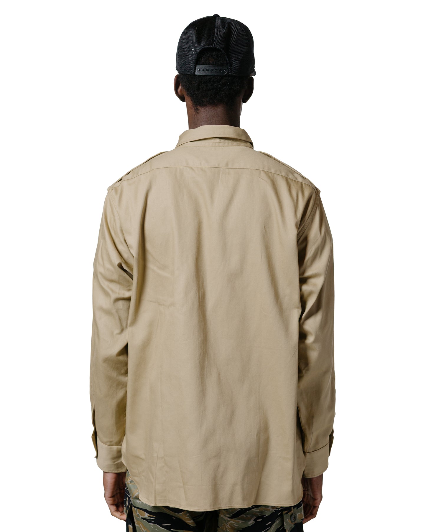 lost & found The Real McCoy's The Real McCoy's MS24001 Khaki Shirt L/S (Modify) Khaki