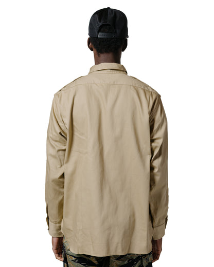 lost & found The Real McCoy's The Real McCoy's MS24001 Khaki Shirt L/S (Modify) Khaki