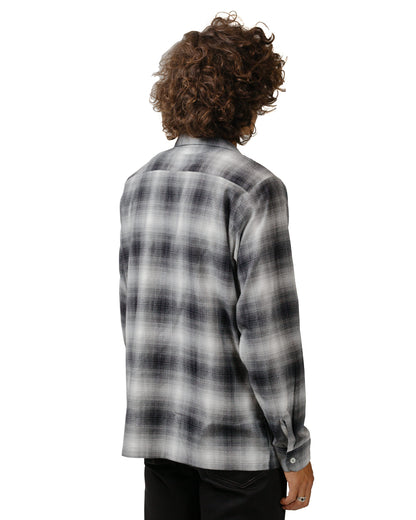 lost & found The Real McCoy's The Real McCoy's MS24006 Ombre Cotton Rayon Open Collar Shirt Gray