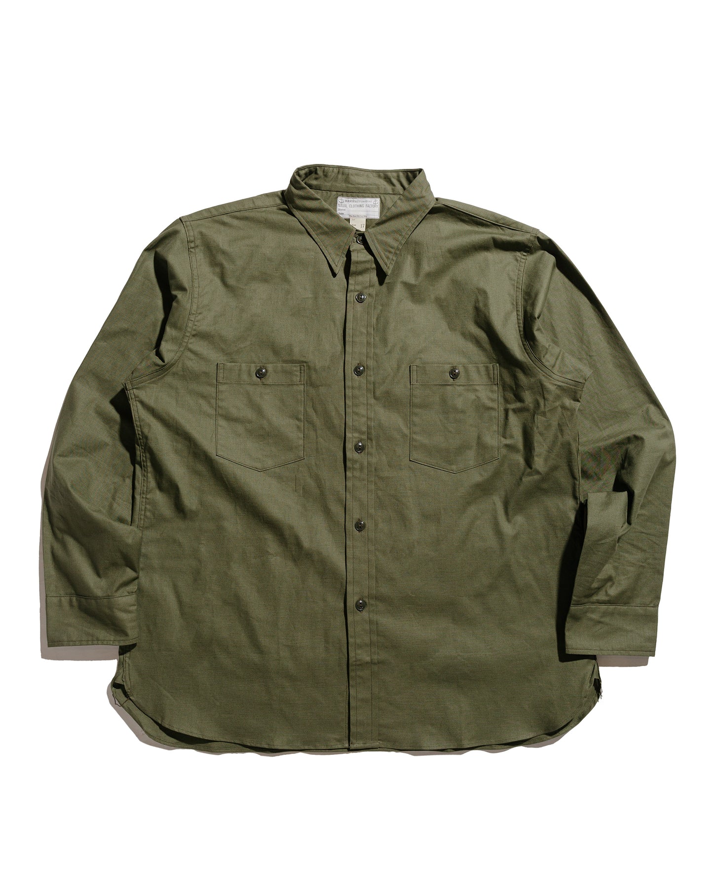 lost & found The Real McCoy's The Real McCoy's MS24101 N-3 Shirt L/S (Modify) Olive