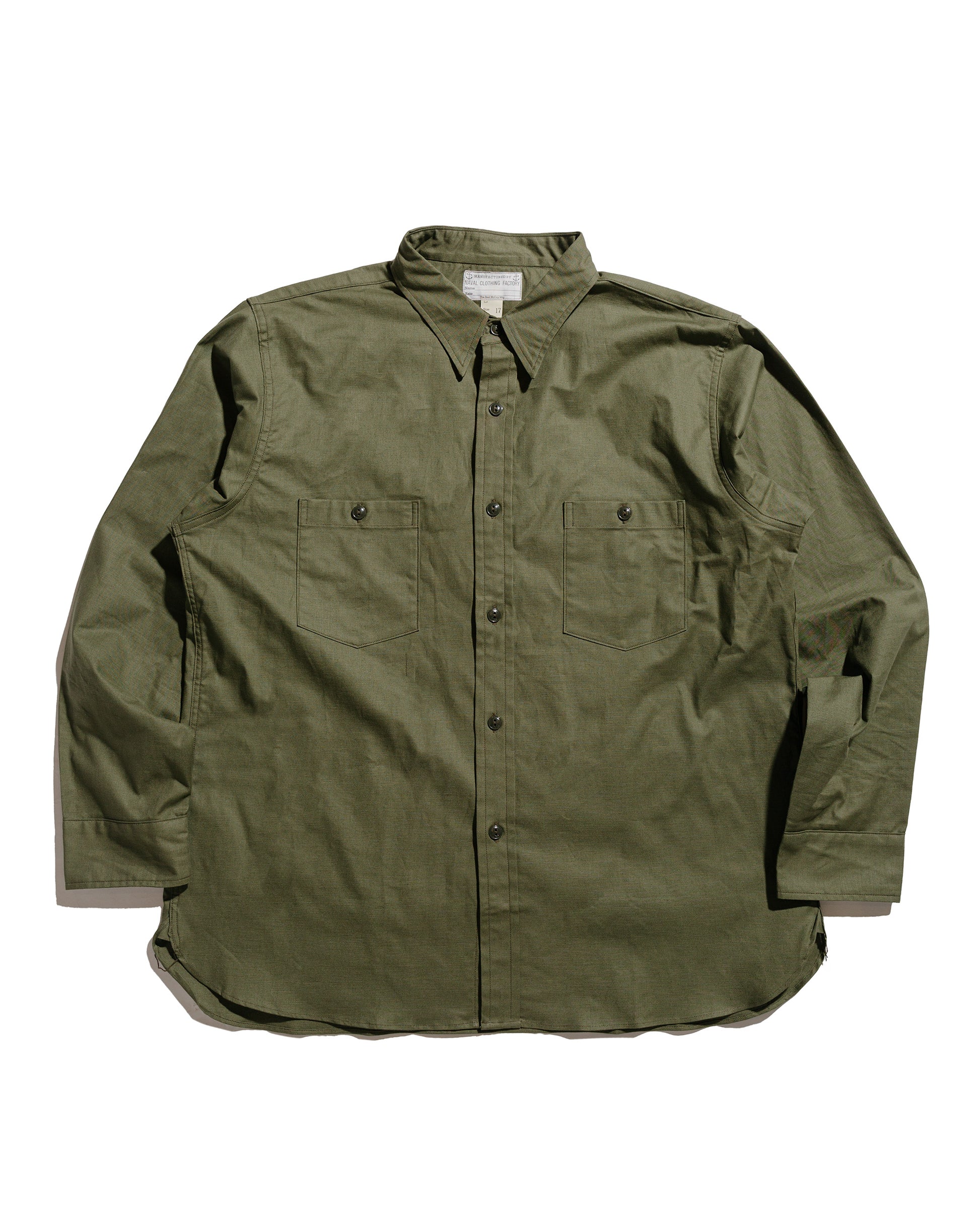 lost & found The Real McCoy's The Real McCoy's MS24101 N-3 Shirt L/S (Modify) Olive