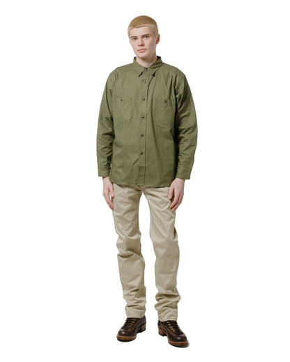 lost & found The Real McCoy's The Real McCoy's MS24101 N-3 Shirt L/S (Modify) Olive