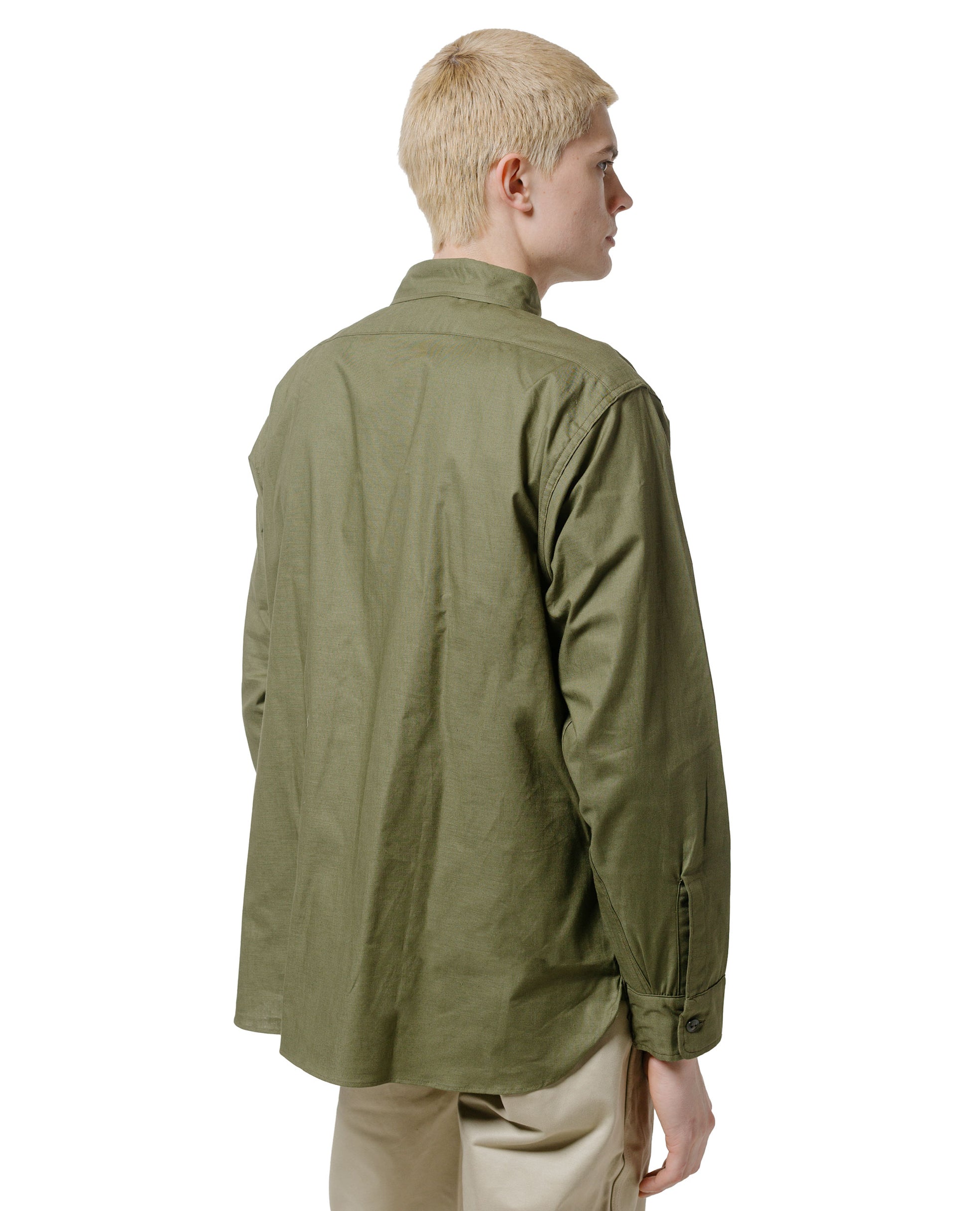 lost & found The Real McCoy's The Real McCoy's MS24101 N-3 Shirt L/S (Modify) Olive