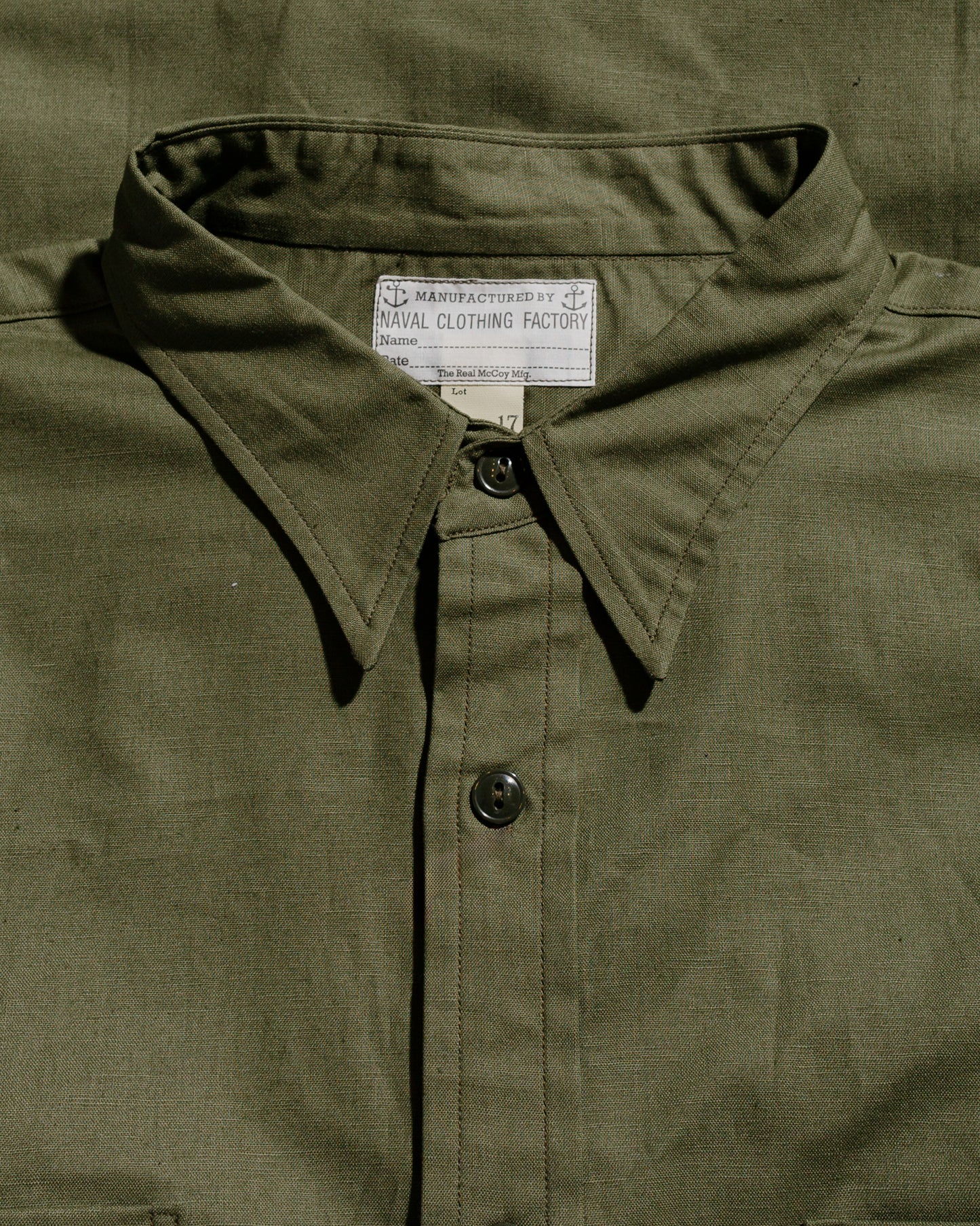 lost & found The Real McCoy's The Real McCoy's MS24101 N-3 Shirt L/S (Modify) Olive