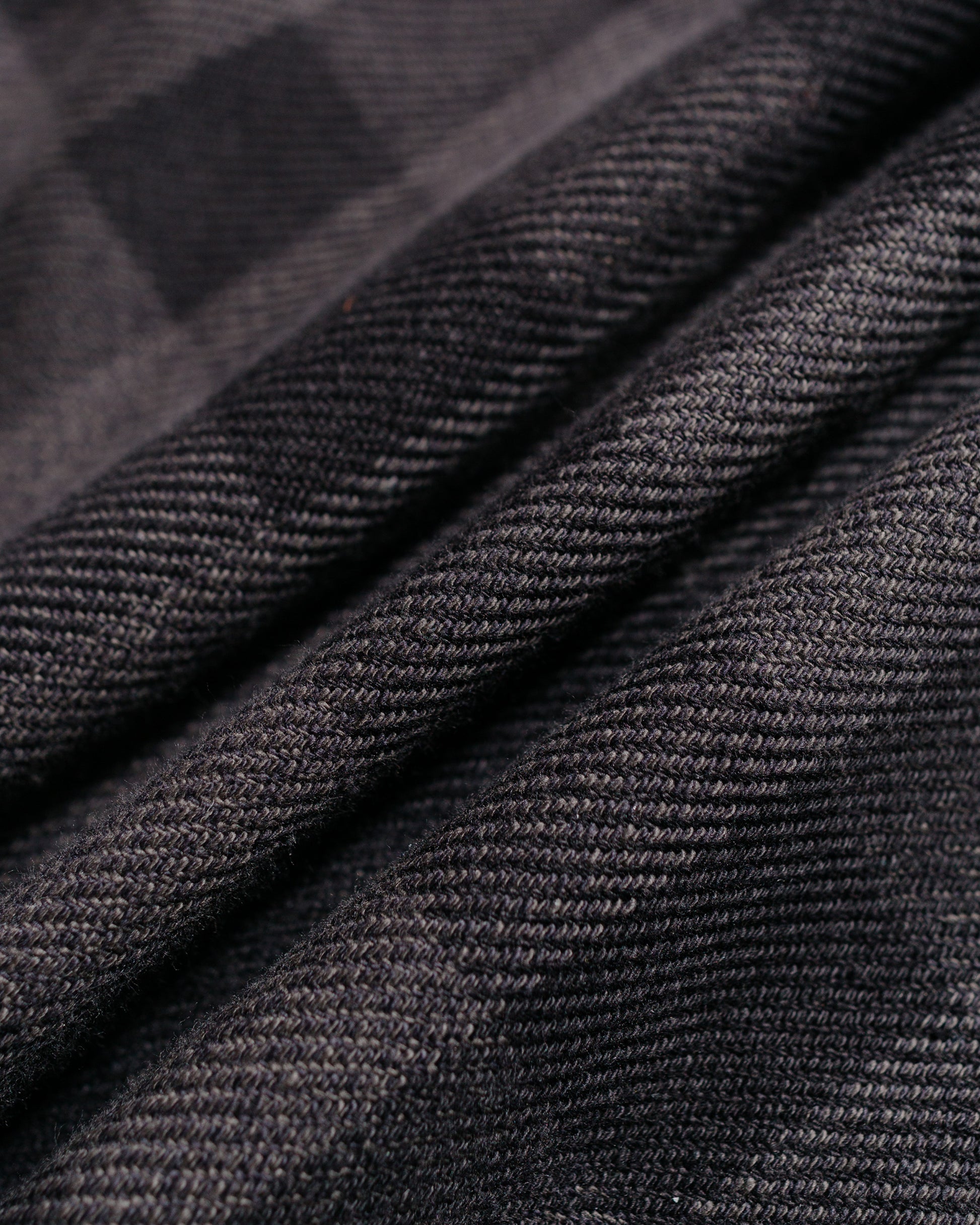 lost & found The Real McCoy's The Real McCoy's MS24102 8HU Twisted-Yarn Buffalo Check Flannel Shirt Black/Charcoal