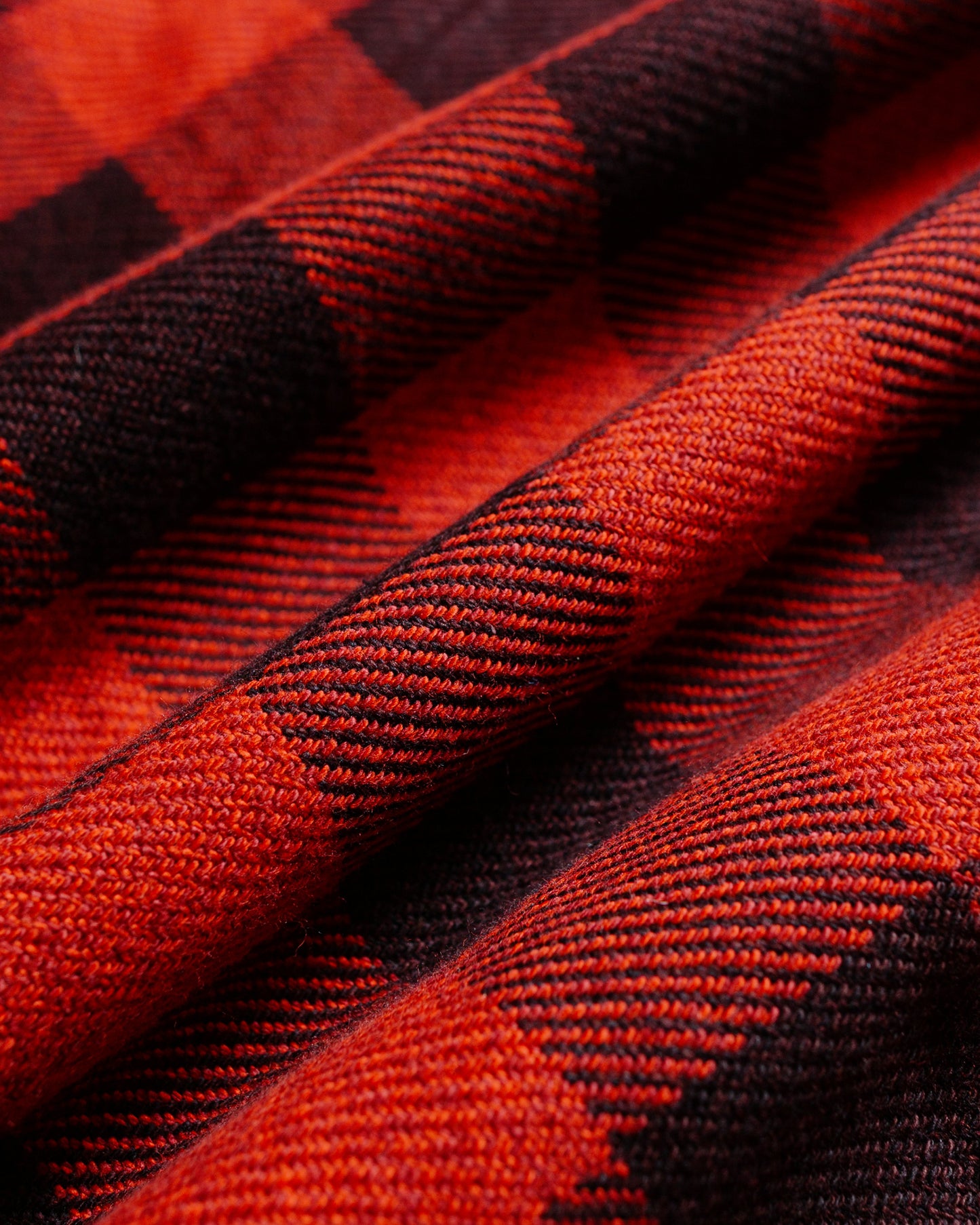 lost & found The Real McCoy's The Real McCoy's MS24102 8HU Twisted-Yarn Buffalo Check Flannel Shirt Red/Black