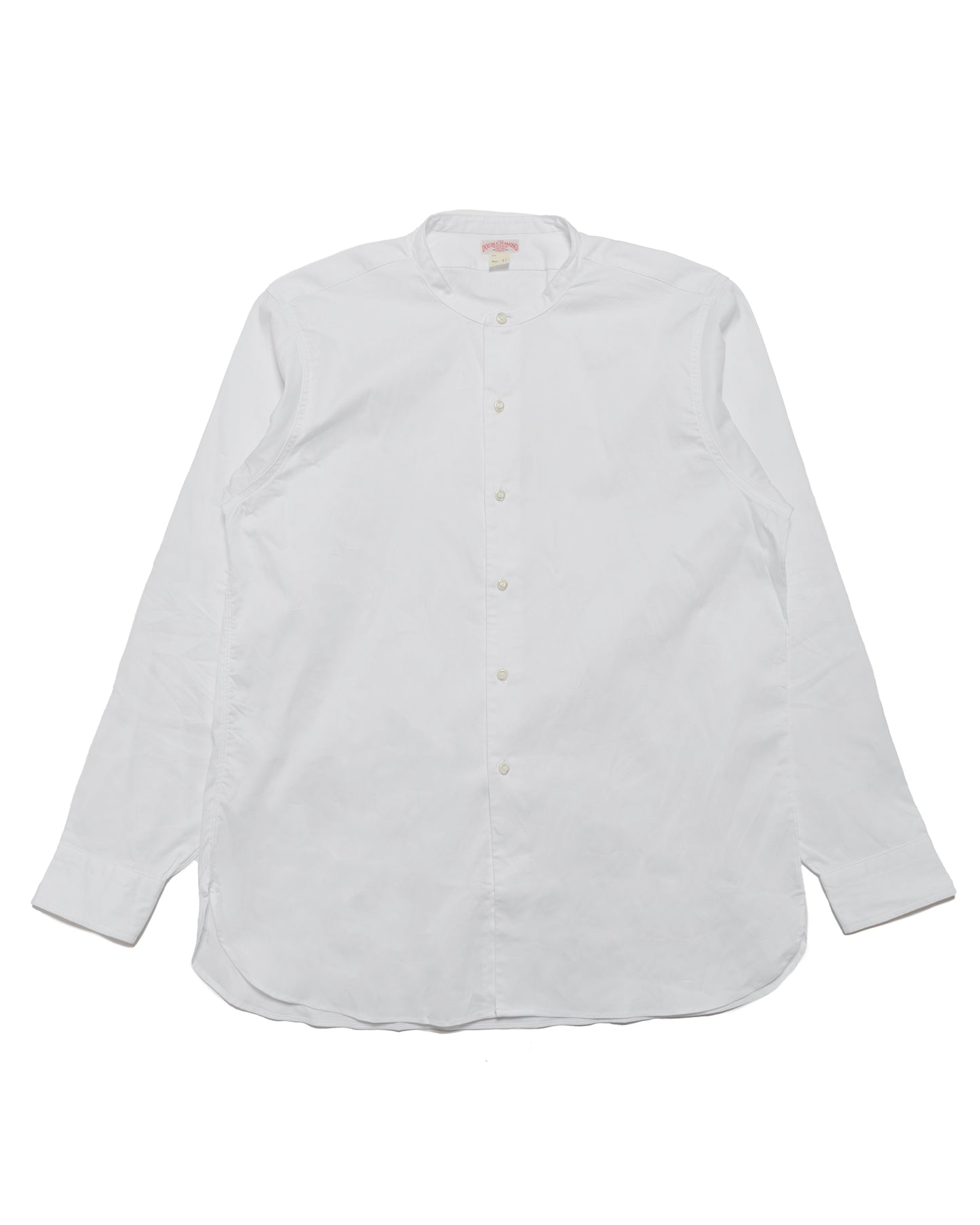 lost & found The Real McCoy's The Real McCoy's MS24103 Double Diamond Band Collar Shirt White