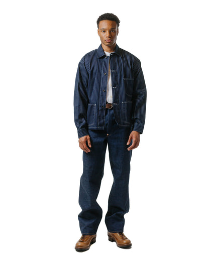 lost & found The Real McCoy's The Real McCoy's MS24103 Double Diamond Band Collar Shirt White