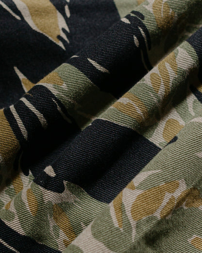 lost & found The Real McCoy's The Real McCoy's MS25001 Tiger Camouflage Shirt / Tadpole Green