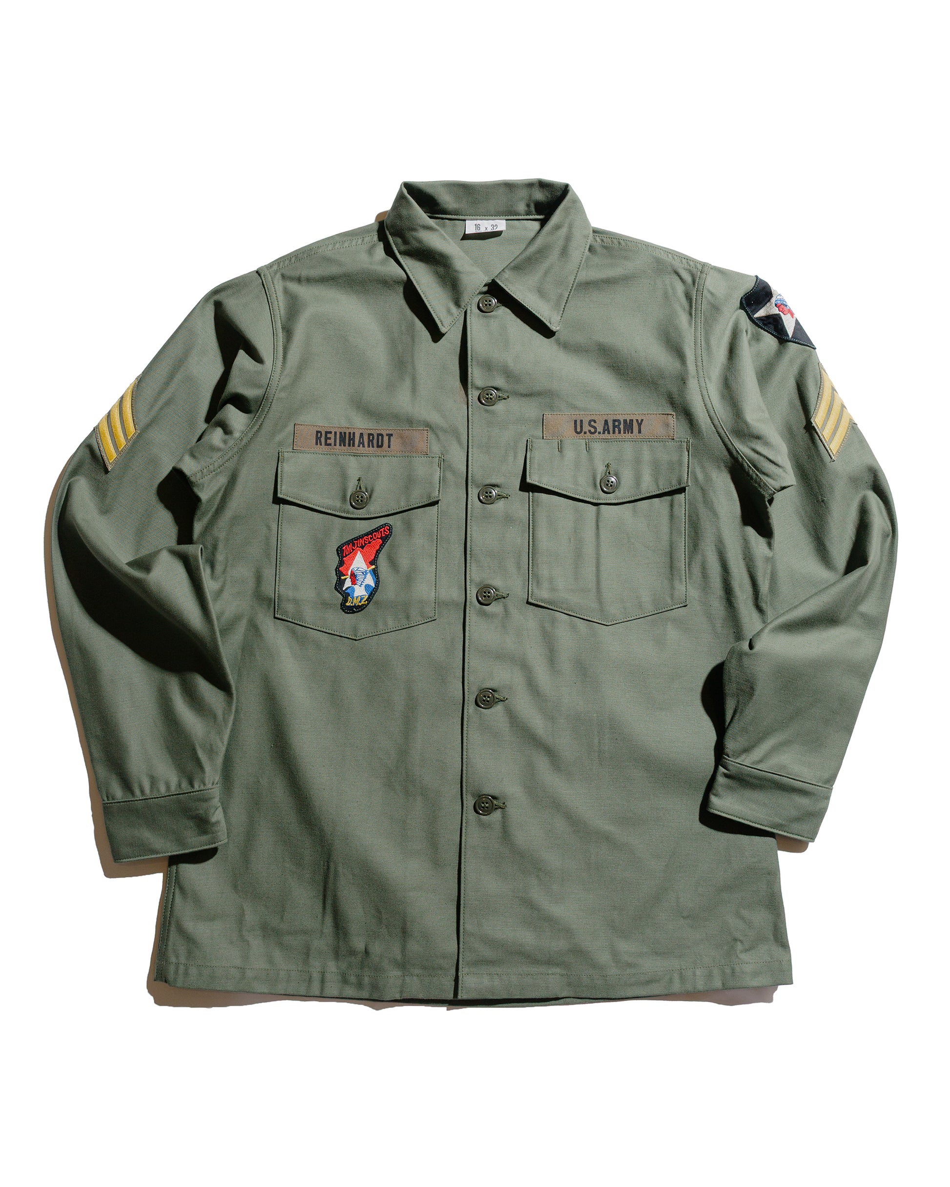 lost & found The Real McCoy's The Real McCoy's MS25002 OG-107 Utility Shirt / Imjin Scouts Olive