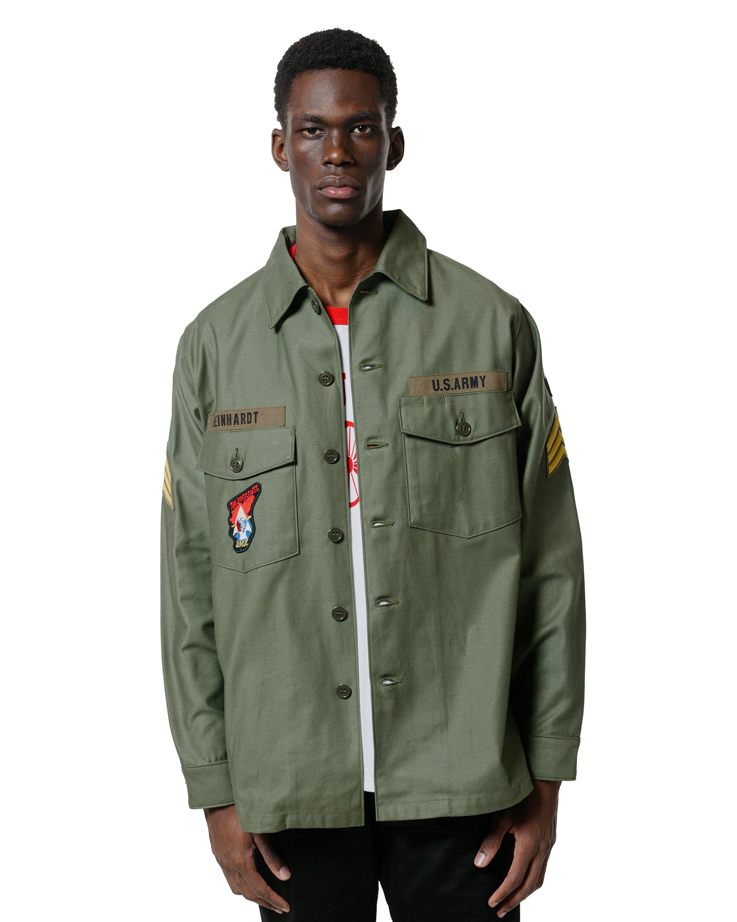 lost & found The Real McCoy's The Real McCoy's MS25002 OG-107 Utility Shirt / Imjin Scouts Olive