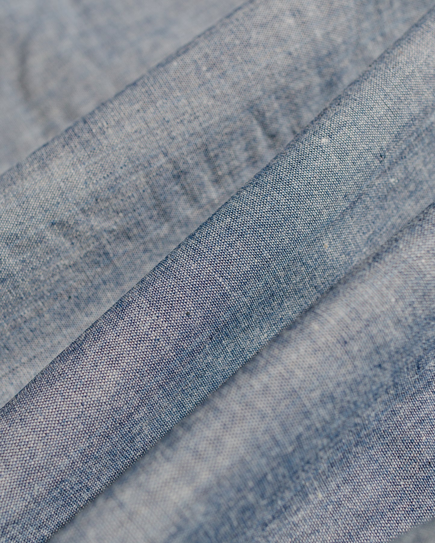 lost & found The Real McCoy's The Real McCoy's MS25003 U.S. Navy Chambray Shirt L/S (Modify) Light Blue