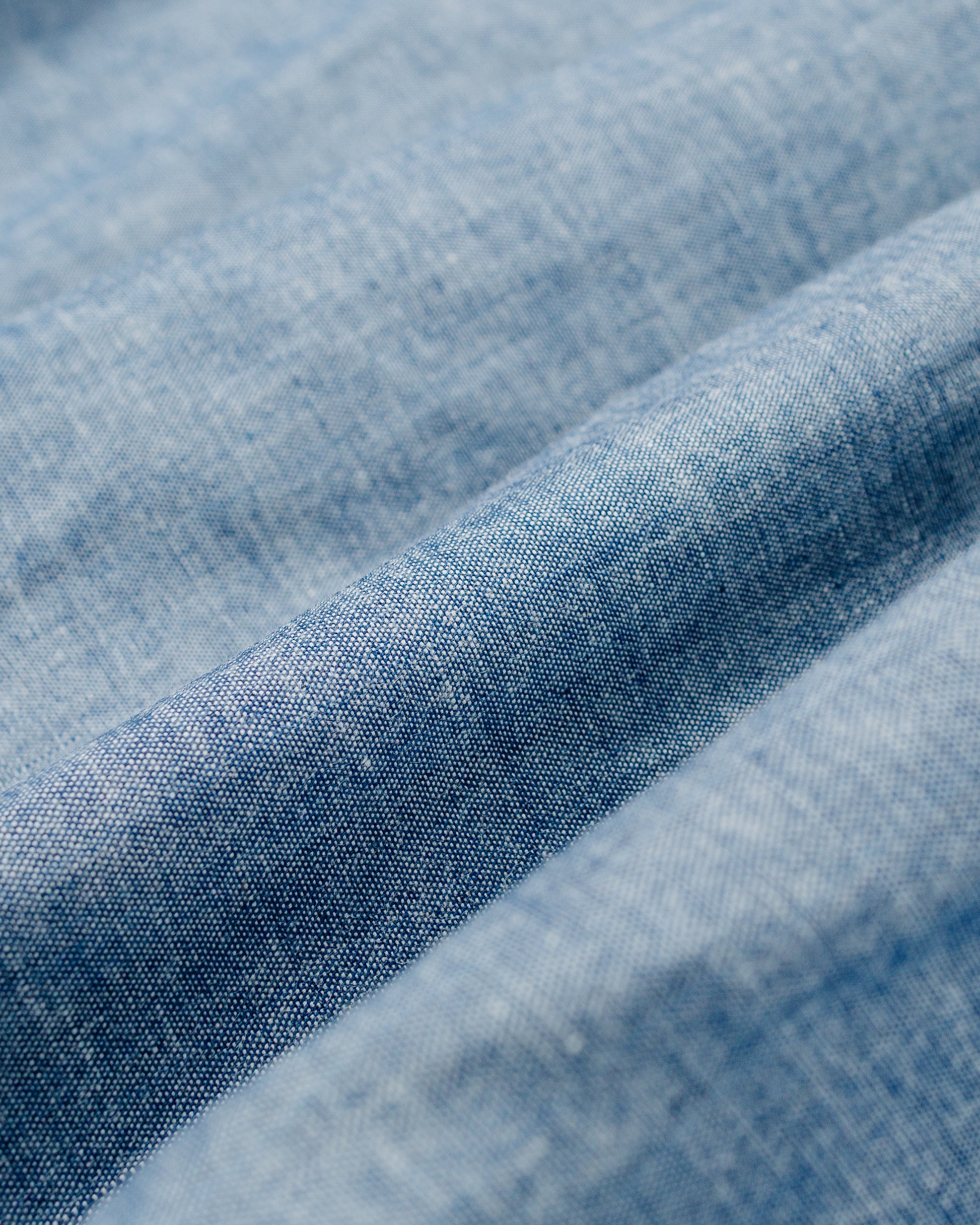 lost & found The Real McCoy's The Real McCoy's MS25005 U.S. Navy Chambray Shirt S/S (Modify) Light Blue