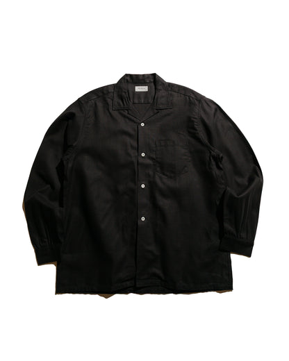 lost & found The Real McCoy's The Real McCoy's MS25010 Joe McCoy Panama Shirt L/S Black