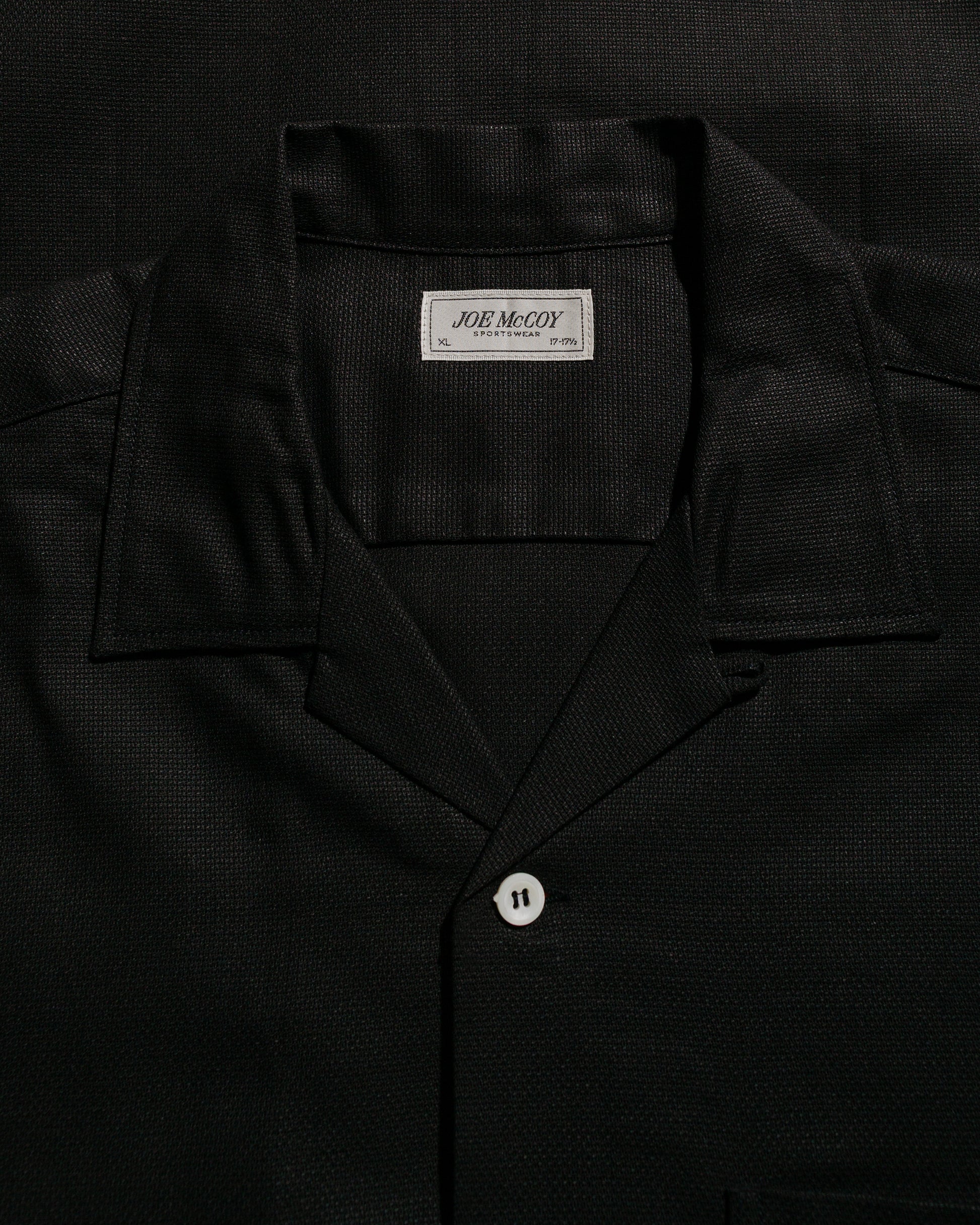 lost & found The Real McCoy's The Real McCoy's MS25010 Joe McCoy Panama Shirt L/S Black