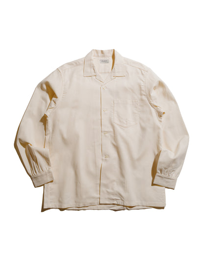 lost & found The Real McCoy's The Real McCoy's MS25010 Joe McCoy Panama Shirt L/S Milk