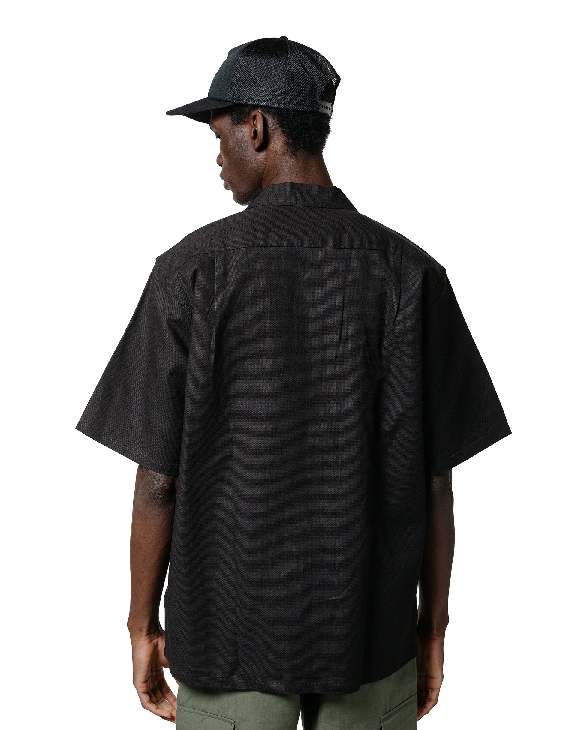 lost & found The Real McCoy's The Real McCoy's MS25011 Joe McCoy Panama Shirt S/S Black