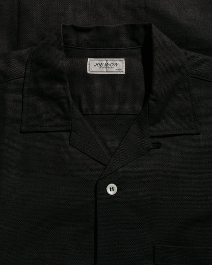 lost & found The Real McCoy's The Real McCoy's MS25011 Joe McCoy Panama Shirt S/S Black