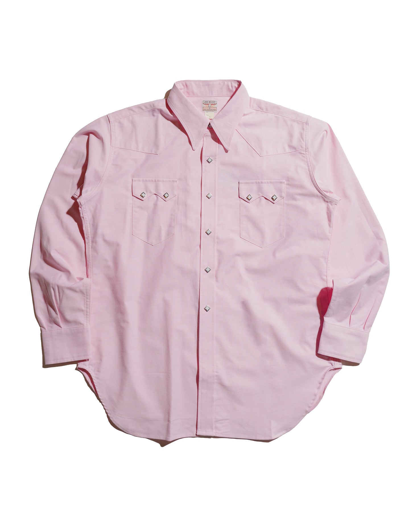 lost & found The Real McCoy's The Real McCoy's MS25012 Oxford Western Shirt / Sawtooth Pink