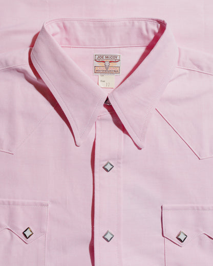 lost & found The Real McCoy's The Real McCoy's MS25012 Oxford Western Shirt / Sawtooth Pink