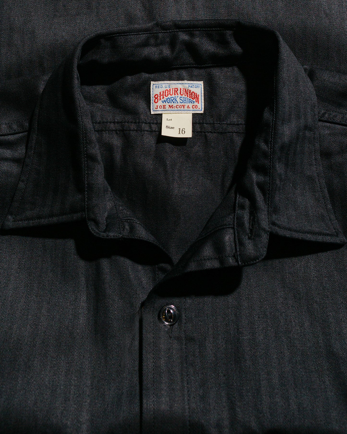 lost & found The Real McCoy's The Real McCoy's MS25013 8HU HBT Work Shirt S/S Black