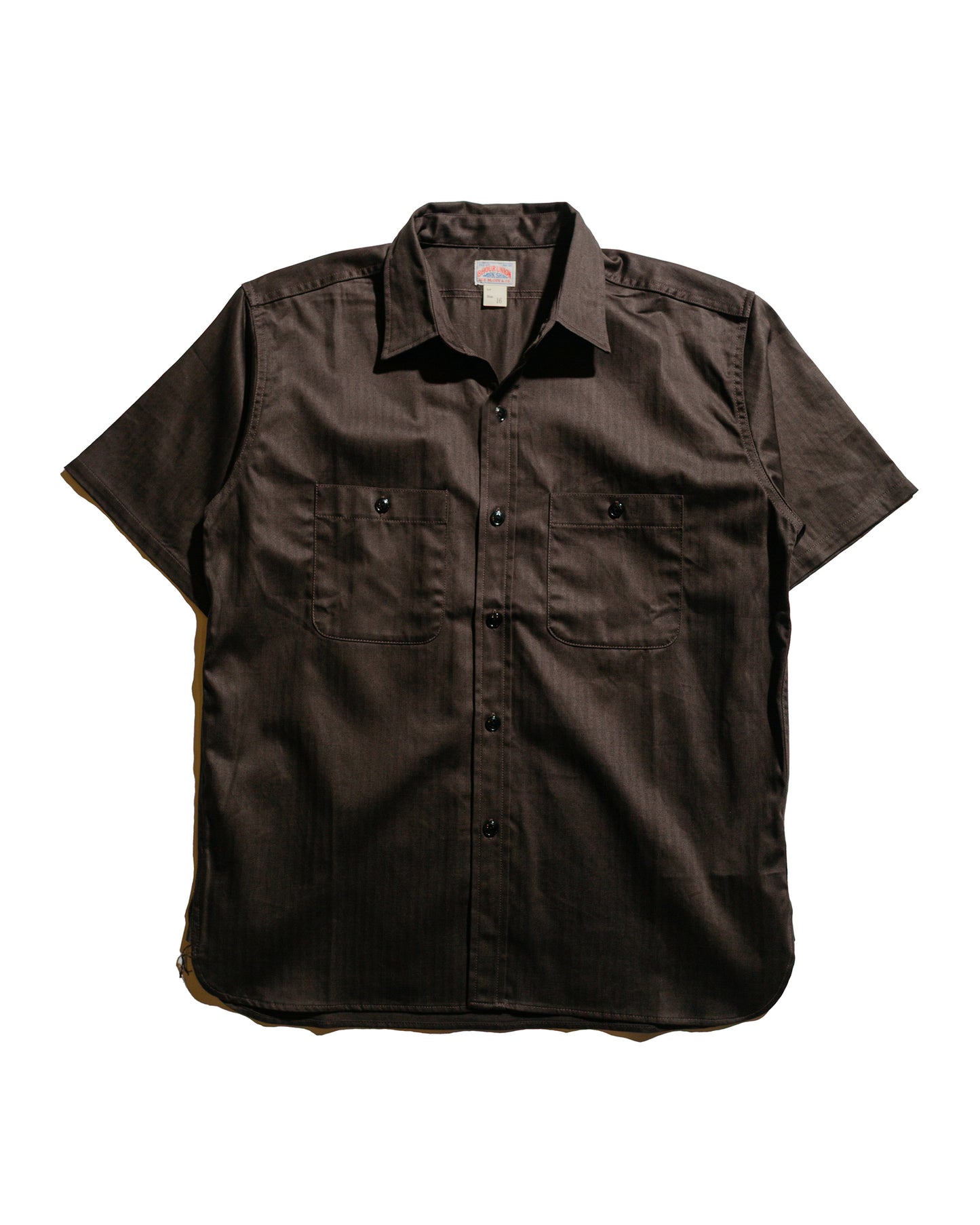lost & found The Real McCoy's The Real McCoy's MS25013 8HU HBT Work Shirt S/S Steel