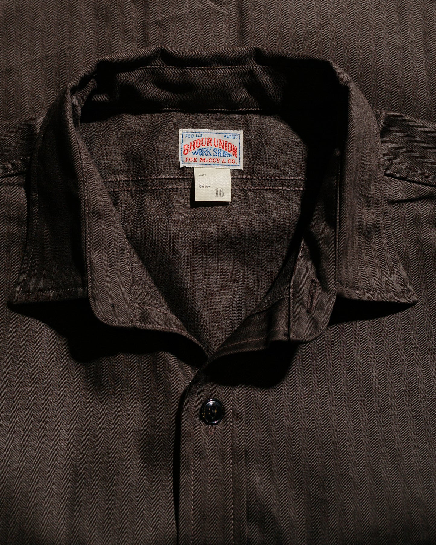lost & found The Real McCoy's The Real McCoy's MS25013 8HU HBT Work Shirt S/S Steel