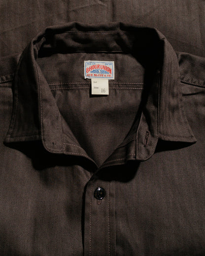 lost & found The Real McCoy's The Real McCoy's MS25013 8HU HBT Work Shirt S/S Steel