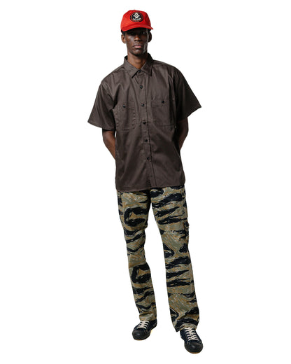 lost & found The Real McCoy's The Real McCoy's MS25013 8HU HBT Work Shirt S/S Steel
