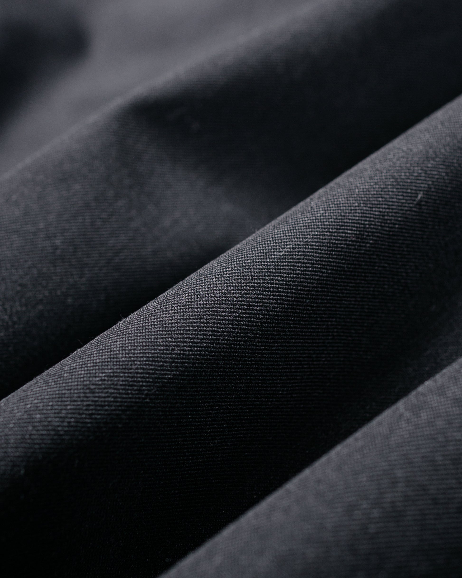 lost & found The Real McCoy's The Real McCoy's MS25110 Open-Collar Wool Shirt Charcoal