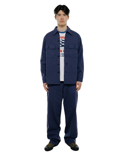 lost & found The Real McCoy's The Real McCoy's MS26003 Shirt, Man's, Missile Combat Crew Blue