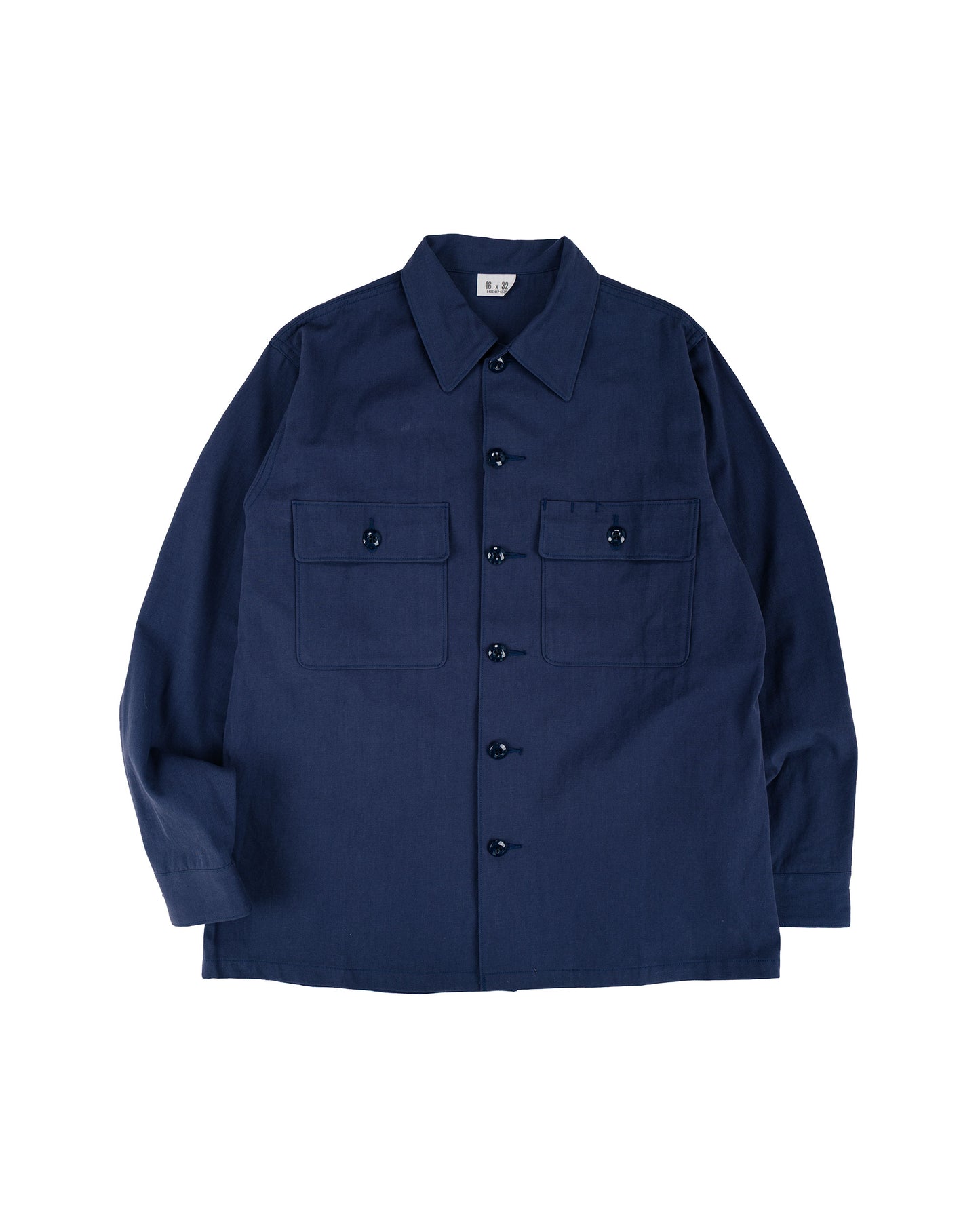 lost & found The Real McCoy's The Real McCoy's MS26003 Shirt, Man's, Missile Combat Crew Blue