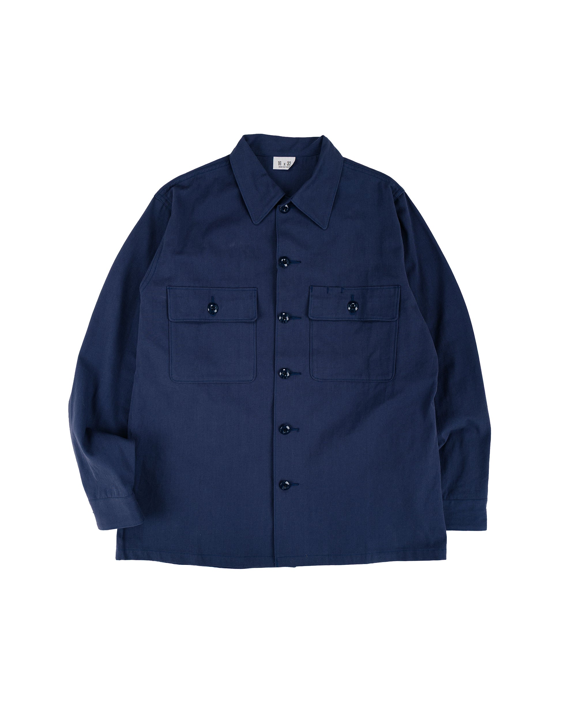 lost & found The Real McCoy's The Real McCoy's MS26003 Shirt, Man's, Missile Combat Crew Blue