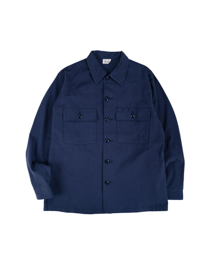 lost & found The Real McCoy's The Real McCoy's MS26003 Shirt, Man's, Missile Combat Crew Blue