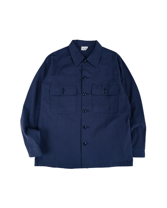 lost & found The Real McCoy's The Real McCoy's MS26003 Shirt, Man's, Missile Combat Crew Blue