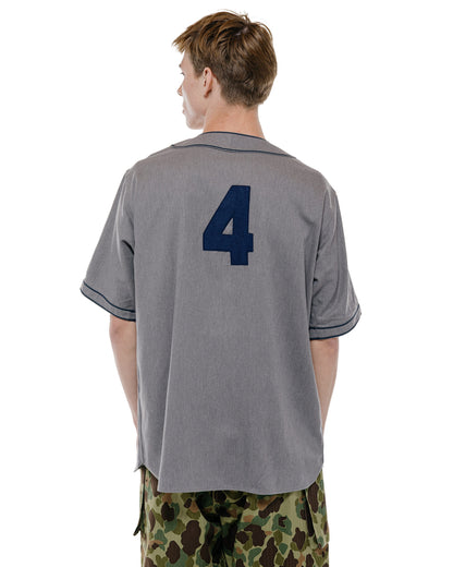 The Real McCoy's MS26006 Baseball Uniform Shirt / 7th AAF Gray