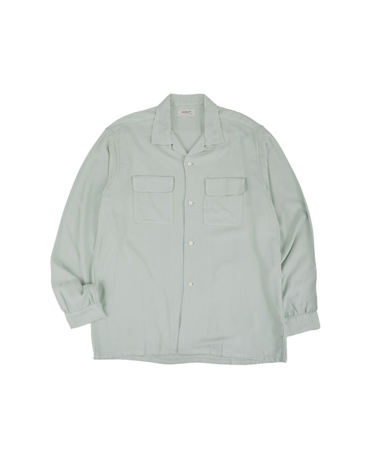 lost & found The Real McCoy's The Real McCoy's MS26008 Open Collar Rayon Shirt Mint