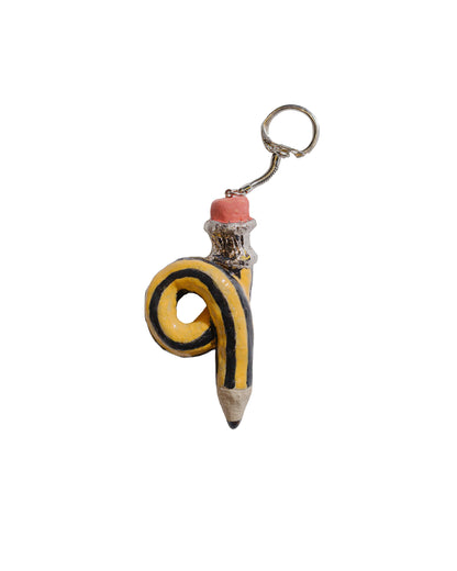 lost & found Truls Mårtensson Truls Mårtensson Pencil Keychain #2 Black/Yellow