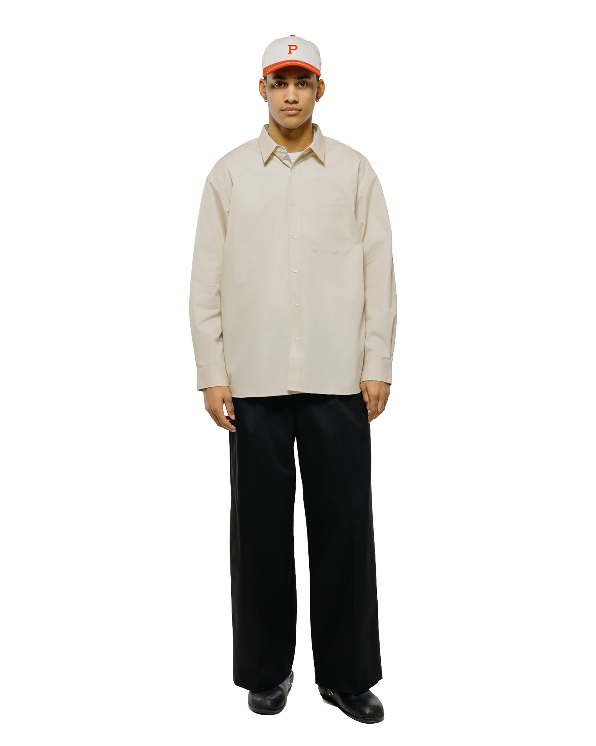 lost & found Universal Products Universal Products 2Tuck Wide Chino Trouser Black