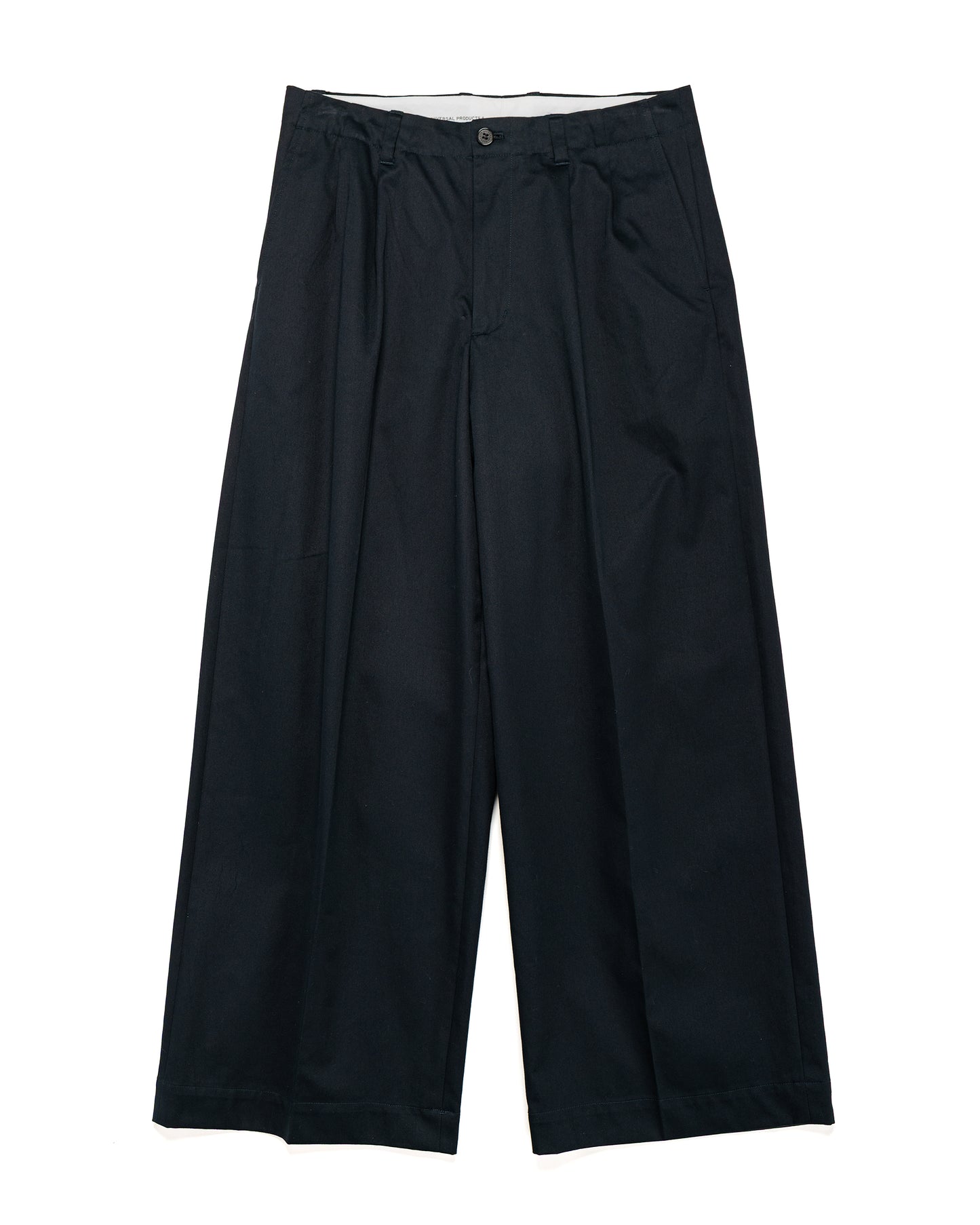 lost & found Universal Products Universal Products 2Tuck Wide Chino Trouser Navy